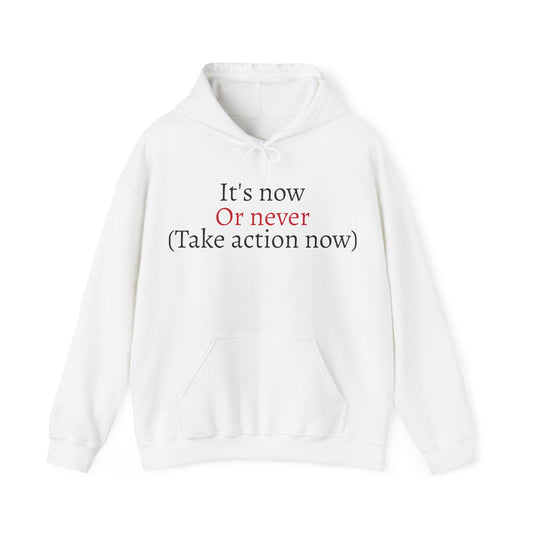 It's now or never Hoodie.