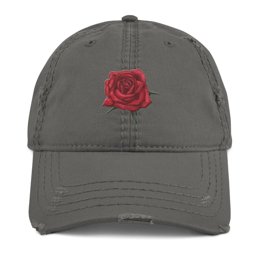 Distressed Rose Hat