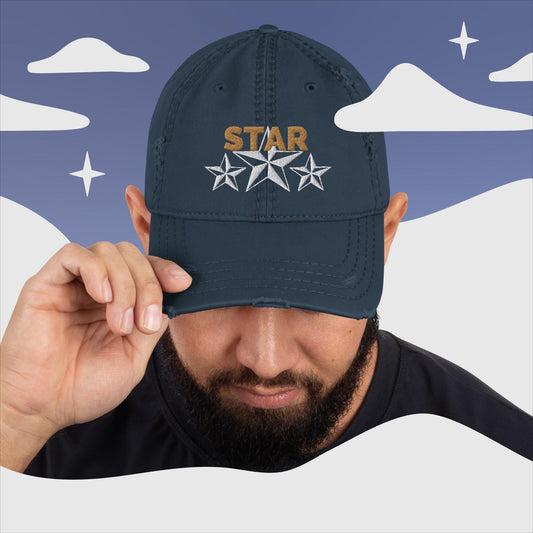 Star Distressed Hat